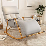Padded Zero Gravity Chair Oversized Patio Recliner Chair Adjustable Headrest Lounge Chairs Chairs with Adjustable - Photo 1
