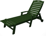 POLYWOOD® Nautical Chaise, Green