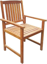 (Fast Shipments) Garden Bench Patio Bench Seat Outdoor Garden Chair Garden Yard Furniture Seating Garden Chairs 2 pcs - Photo 3