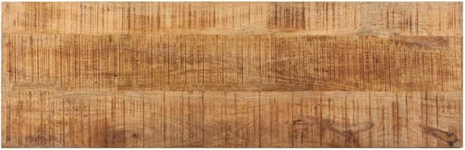 Industrial Entryway Bench 43.3 in Solid Mango Wood and Steel Rustic Modern Seating for Hallway Living Space Indoor Outdoor Use