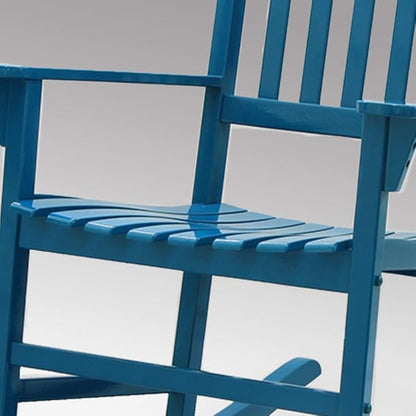 Cambridge Casual AMZ-130818-BLU Porch Rocking Chair, Blue