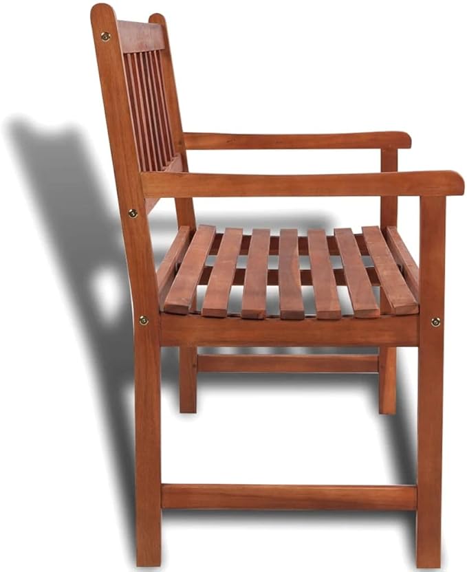 Patio Bench Garden Bench Outdoor Bench for Outdoors Porch Entryway Furniture for Yard 47.2" Solid Acacia Wood