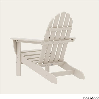 POLYWOOD AD4030SA Classic Outdoor Adirondack Chair, Sand