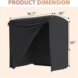 AECOJOY 2-Seat Outdoor Patio Swing Chair with Cover, Porch Swings Chairs for Adult - Photo 6