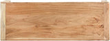 Outdoor Patio Bench, Wooden Garden Bench, No Armrests, Sturdy Acacia Wood Front Porch Chair, for Porch, Garden, Patio - Photo 5