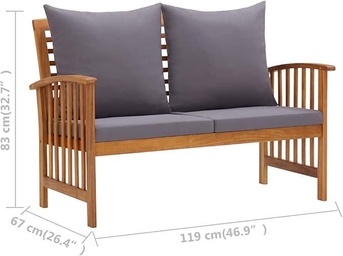 (Fast Shipments) Garden Bench in Entry Way, Porch, Balcony, Deck, Garden, Patio, Backyard - Photo 2