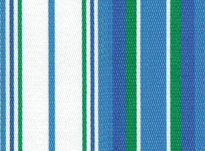 Lawn Chair USA Chair Replacement Lawn Chair Webbing - Webbing for Lawn Chairs. UV-Resistant Straps Made with Durable Polypropylene. Chair Webbing Kit (Sea Island Blue & Sea Island, 3" X 50")
