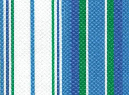 Lawn Chair USA Chair Replacement Lawn Chair Webbing - Webbing for Lawn Chairs. UV-Resistant Straps Made with Durable Polypropylene. Chair Webbing Kit (Sea Island Blue & Sea Island, 3" X 50")