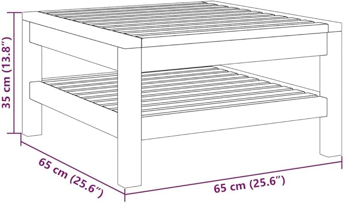 vidaXL Patio Sofa Set 2 Piece, Sectional Sofa with Cushions, Modular Seat with Tea Table - Photo 4