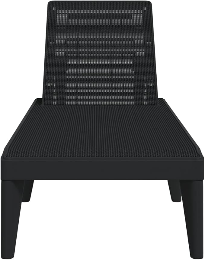 Sun Lounger Chair Outdoor Adjustable Reclining Patio Furniture for Garden Pool Beach - Photo 4