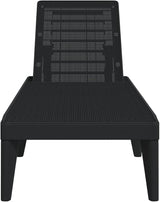 Sun Lounger Chair Outdoor Adjustable Reclining Patio Furniture for Garden Pool Beach - Photo 4