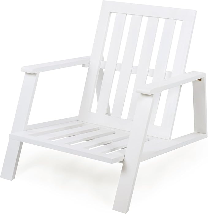 Merax Acacia Wood Outdoor Chaise Lounge Chair Set of 2 - Photo 7