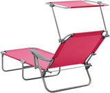 Sun Lounger, Outdoor All-Weather Patio Chaise Lounge Chair, Outdoor Recliner Lounge Chair Sun Loungers, for Garden - Photo 4