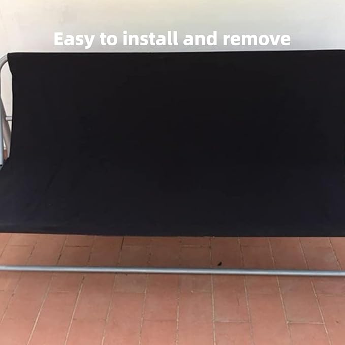 Swing Seat Cover Replacement, 600D Thickened Oxford Waterproof Chair Bench Replacement Cover Outdoor Swing Cushion - Photo 5