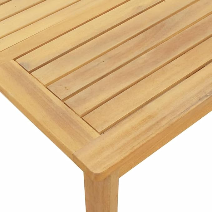 vidaXL 3 Piece Garden Pallet Sofa Set and Cushions Acacia Wood, Garden Table and Chair Set, Balcony Furniture Set - Photo 5