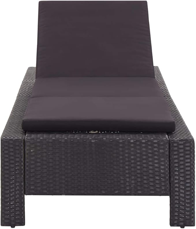 Outdoor Patio Chaise, Sunbathing Chairs, Lounge Chair Adjustable Reclining, Pool Lounger for Poolside, Deck, Backyard - Photo 4