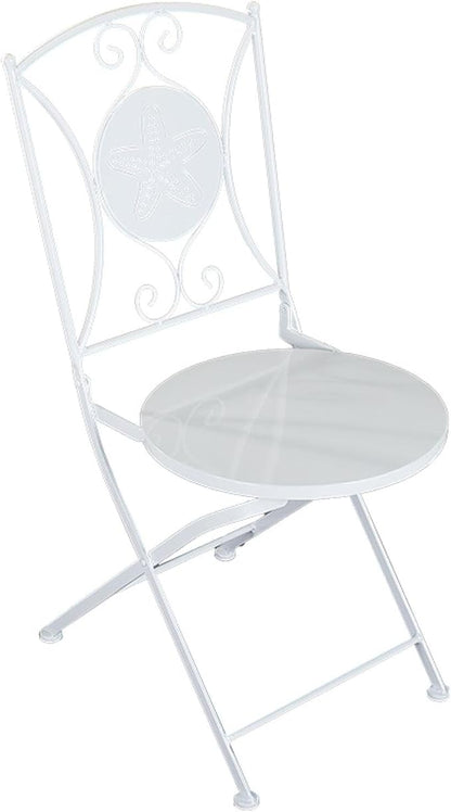The Lakeside Collection Foldable Metal Icon Tables or Chairs - Starfish Chair