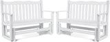 Stoog Outdoor Glider Benches Set of 2, All-Weather Patio Glider with 800 lbs Weight Capacity, Never Fade or Rot - Photo 1