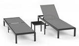 Aluminum Lounge Chairs Outdoor Chaise Furniture - Photo 1