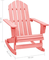 Patio Adirondack Rocking Chair Outside bar stools, Outdoor Chairs, Patio Set, Outdoor Chairs Set of 2, Outdoor Patio - Photo 2