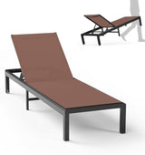 Aluminum Lounge Chairs Outdoor Chaise Furniture - Photo 1
