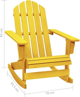 Patio Adirondack Rocking Chair Outside bar stools, Outdoor Chairs, Patio Set, Outdoor Chairs Set of 2, Outdoor Patio - Photo 2