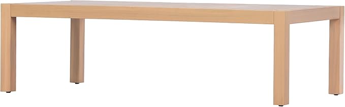 Christopher Knight Home Galliard Outdoor Coffee Table for Patio Furniture Set, Heavy Duty Acacia Wood Accent Table - Photo 4