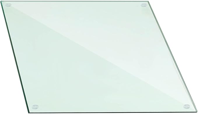 Landical 16" x 16" Rectangle Clear Tempered Glass Table Top 1/4" Thick Eased Corners Clear Tempered Top Patio Table - Photo 1