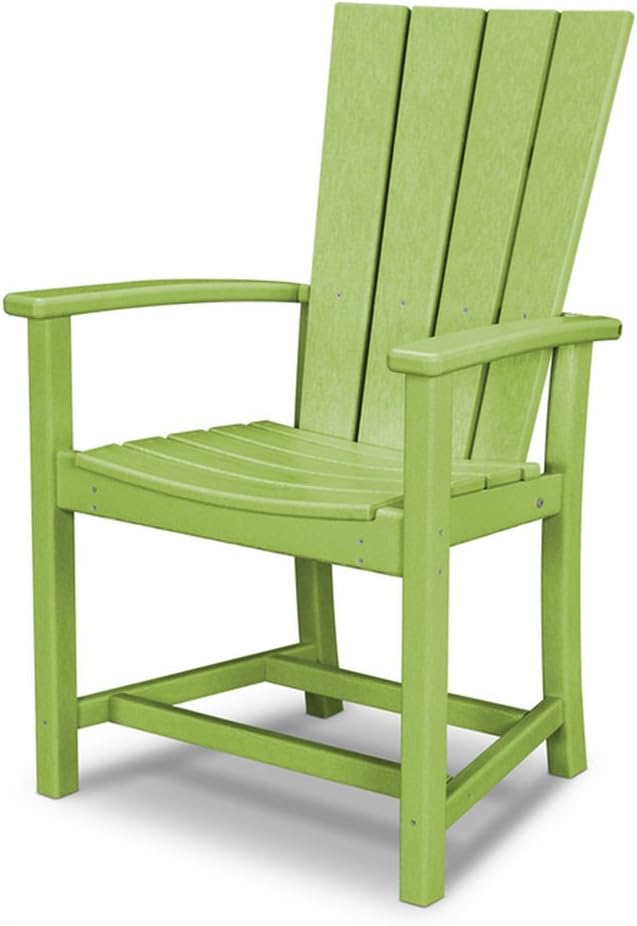 POLYWOOD® Quattro Adirondack Dining Chair in Lime
