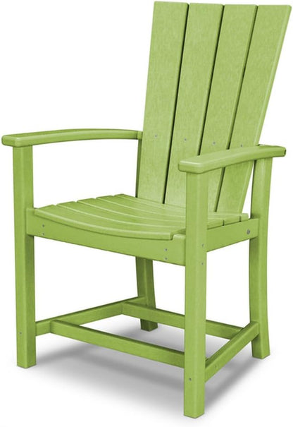 POLYWOOD® Quattro Adirondack Dining Chair in Lime