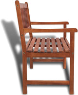 (Fast Shipments) Outdoor Patio Bench Long Rectangular Wooden Dining Picnic Furniture Benches for Backyard, Garden, Lawn - Photo 4