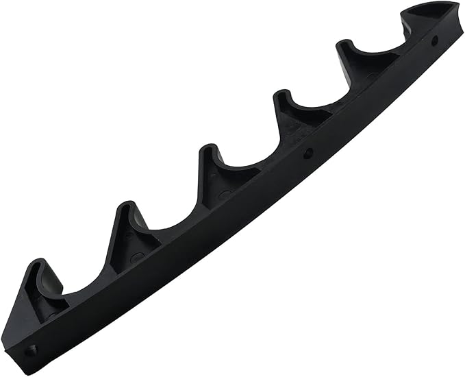 Adjustment Bracket CHENJIN 2PCS 6 Position Nylon Black Adjustment Brackets for Patio Outdoor Lawn Yard Furniture or Chaise Lounges, Back-Height Multi Position Adjuster