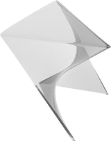 LeisureMod 15.75" Triangular Side Table, Stackable Plastic Accent End Table for Indoor & Outdoor Use - Photo 6