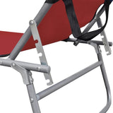Folding Sun Lounger, Patio Chaise Lounge Chair, Outdoor Recliner Lounge Chair Sun Loungers - Photo 6