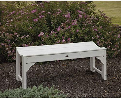 POLYWOOD® Traditional Garden Bench, Slate Grey