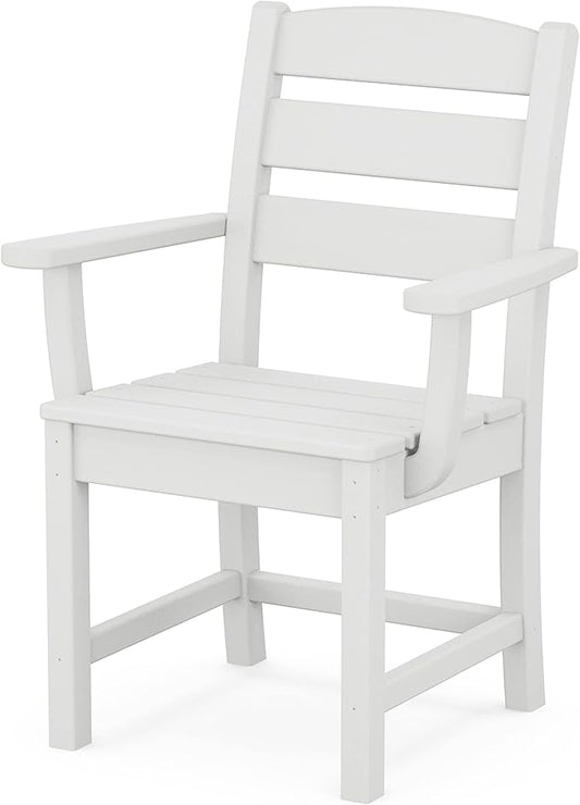 Polywood® Lakeside Dining Arm Chair in White