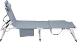 3-in-1 Oversized Sun Tanning Chair with Mat & Face Hole - Photo 7