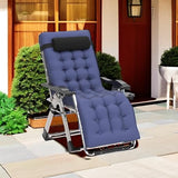 Slsy Zero Gravity Chair, Reclining Lounge Chair with Removable Cushion & Tray for Indoor and Outdoor - Photo 6