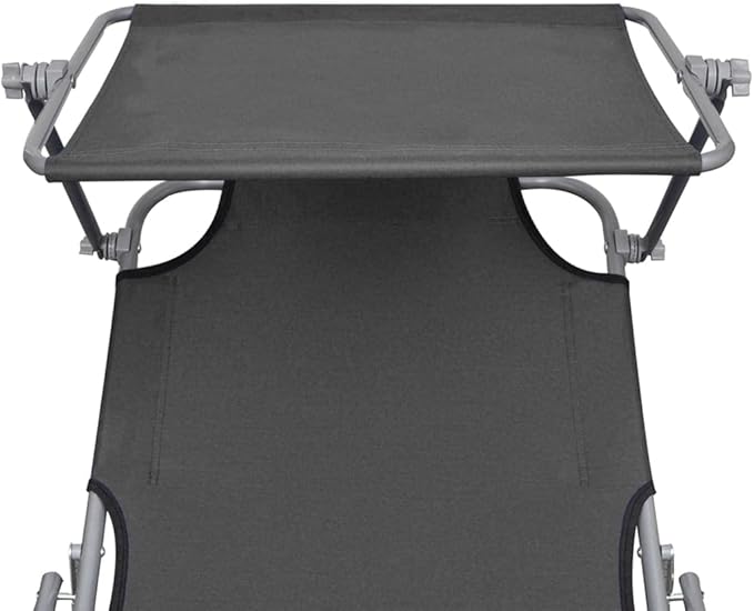 Folding Sun Lounger, Patio Chaise Lounge Chair, Outdoor Recliner Lounge Chair Sun Loungers - Photo 7