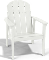 Adirondack Chair, All Weather HDPE Fire Pit Chairs, Oversized Plastic Adirondack Chair for Outdoor, Balcony, Deck - Photo 1