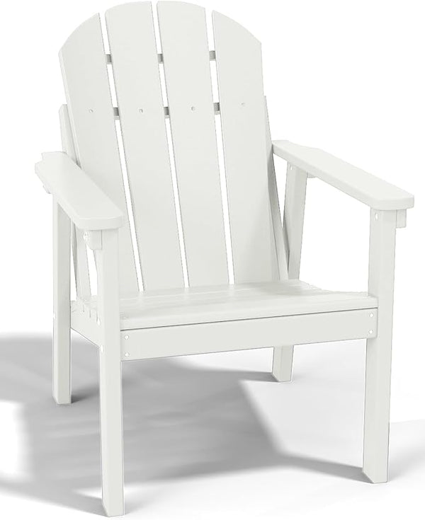 Adirondack Chair, All Weather HDPE Fire Pit Chairs, Oversized Plastic Adirondack Chair for Outdoor, Balcony, Deck - Photo 1