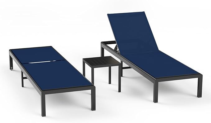 Aluminum Lounge Chairs Outdoor Chaise Furniture - Photo 1