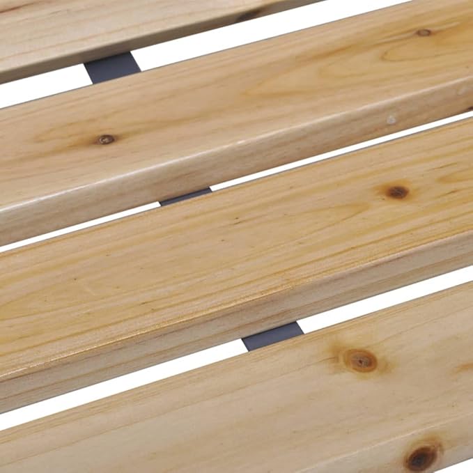 Patio Bench,Park Wooden Bench,Garden Bench,Balcony Bench,Outdoor Furniture,Picnic Bench, for The Front Porch,Deck, Balcony or Backyard,47.2" Wood and Iron