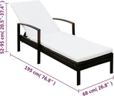 Sun Lounger Chaise Lounge, Lounge Chairs for Outside, Pool Lounge Chairs, Outdoor Chaise Lounge, Patio Lounge Chair - Photo 2