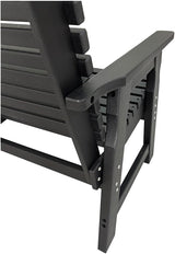 Poly Lumber Outdoor Bench, HDPE All-Weather Bench, Never Rots or Fades, for Patio, Porch, Garden and Park - Photo 8