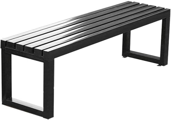 2 Person Outdoor Bench Weatherproof, Metal Garden Benches, Front Porch Bench seat, 880 Lbs Weight - Photo 1