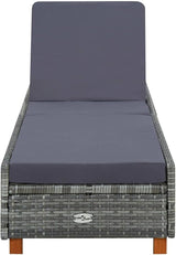 (Fast Delivery) Outdoor Chaise Lounge, Sun Lounger, for Deck, Indoor, Yard, Balcony, Garden - Photo 3