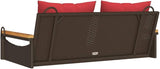 2-Seater Swing Bench with Comfortable Cushions and Durable Steel Frame - Photo 6