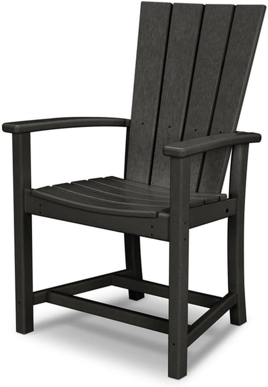 POLYWOOD® Quattro Dining Chair, Black