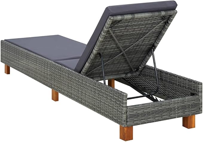 (Fast Delivery) Outdoor Chaise Lounge, Sun Lounger, for Deck, Indoor, Yard, Balcony, Garden - Photo 5